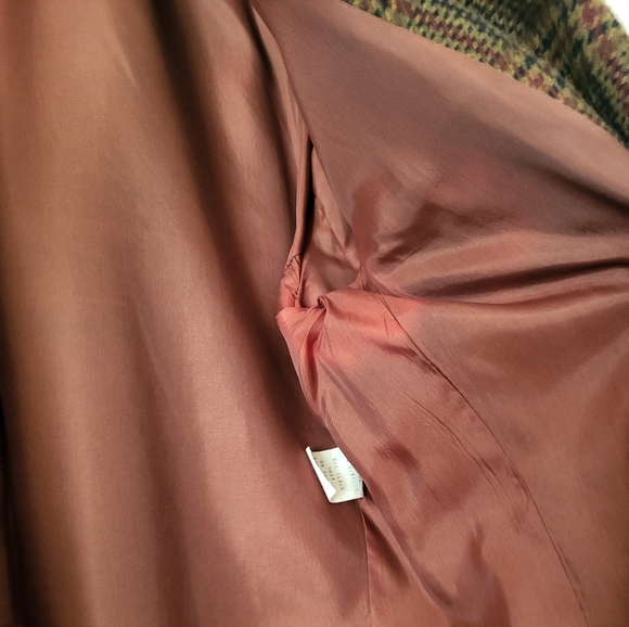 Vintage Para Double Breasted Wool Blend Plaid Blazer Size 10 - Picture 12 of 16